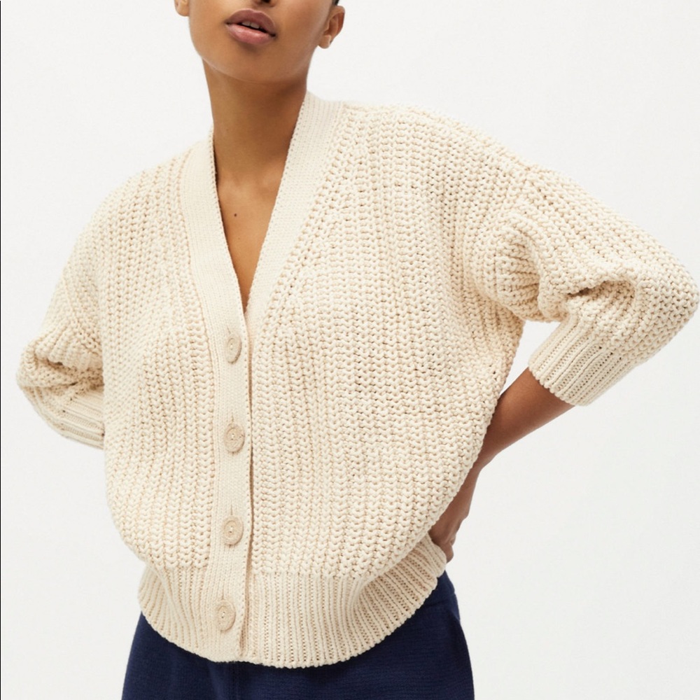 Babaà Cardigan No18 Natural 100% Cotton Made in Spain